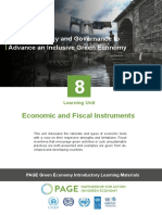 Economic and Fiscal Instruments