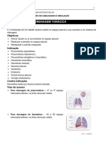 Drenagem Torácica Técnica Procedimento