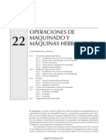 Operaciones de Maquinado