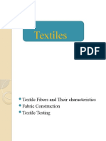 Textiles An Overview