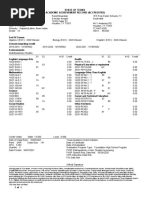 Academic Achievement Record (Accredited) State of Texas