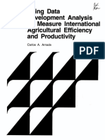Using Data Envelopment Analysis To Ivieasure International Agricultural Efficiency and Productivity