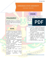 Vision: Mindanao State University