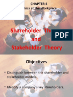 Shareholder Theory and Stakeholder Theory Compared