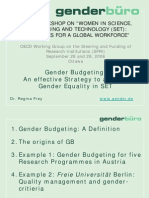 OECD Workshop Gender Budgeting Strategies