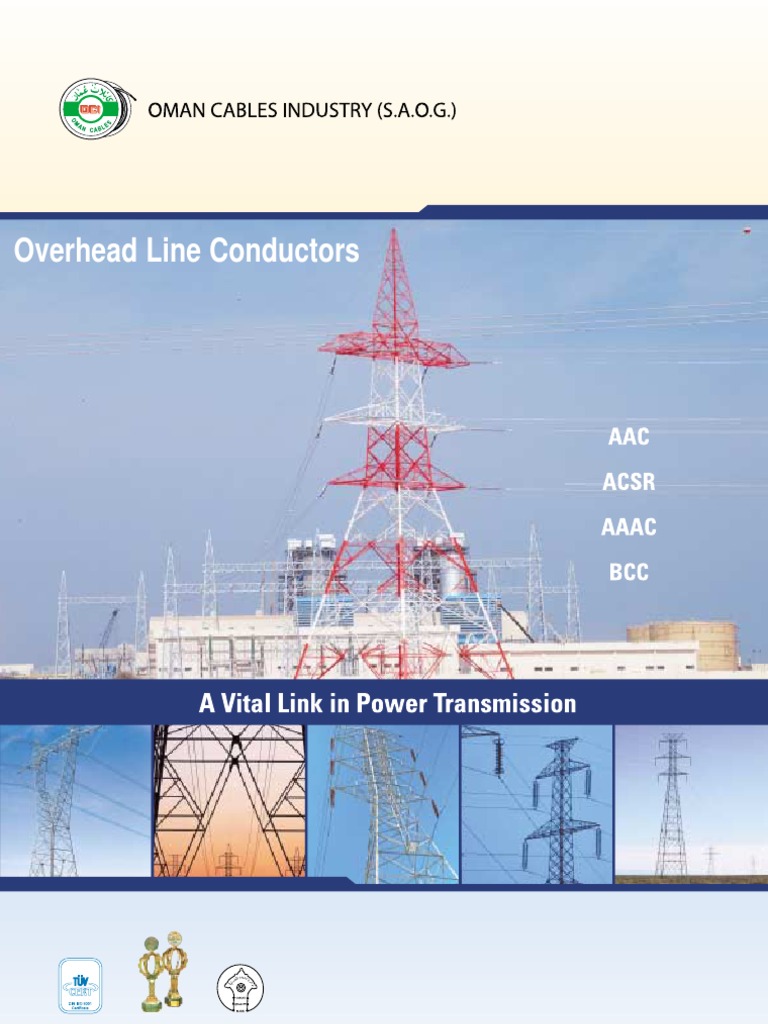 Oman Cable Over Head Cable Spec 204 Electricity