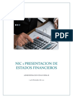 Nic 1 Presentacion de Estados Financieros