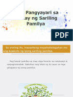 Mga Pangyayari Sa Buhay NG Sariling Pamilya