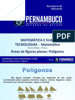 Fórmulas para calcular áreas de polígonos