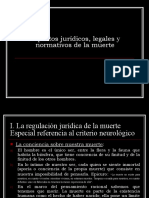 Aspectos Médicos, Legales y Éticos en La Muerte