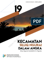 Kecamatan Siluq Ngurai Dalam Angka 2019