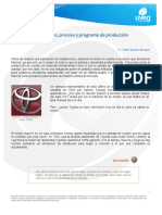 Diseño D Eproducto, Prceos y Programa de Produccion