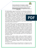 Análisis de Artículo para Laboratorio N°2 de Empaques y Embalajes