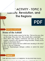 Group Activity - Topic 3 Identity, Revolution, and The Regions
