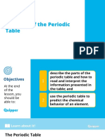 Features of The Periodic Table