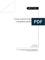 Cross Cultural Training and Workplace Performance