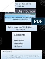 Measure of Relativity Position Normal Distribution Correlation