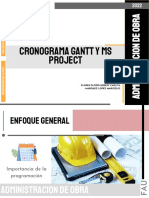 Cronograma de Gantt y Ms Project