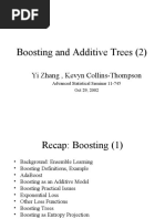 Boosting and Additive Tree