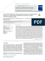 2018 - Zakaria Mohyi Eddine - Ground State Geometries, UV-vis Absorption Spectra and Charge Transfer