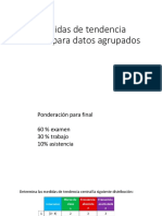 Medidas de Tendencia Central para Datos Agrupados Act