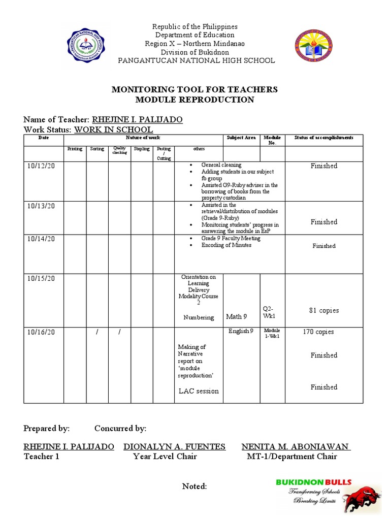 Module Tool Monitoring 3docx | PDF