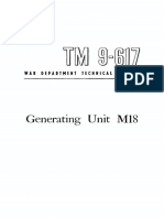 WAR DEPARTMENT TECHNICAL MANUAL FOR GENERATING UNIT M18