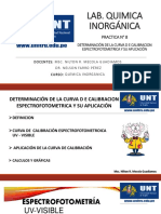 Practica #9 Curva de Calibracion Espectrofotometrica y Su Aplicación