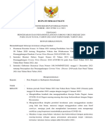 Instruksi Bupati Simalungun TTG Pencegahan & Penanggulangan COVID-19 Pada Saat Natal 2021 Dan Tahun Baru 2022