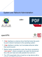 System and Network Administration Udev