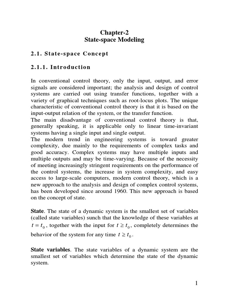 State-Space Modeling Fundamentals | PDF | Eigenvalues And Eigenvectors ...