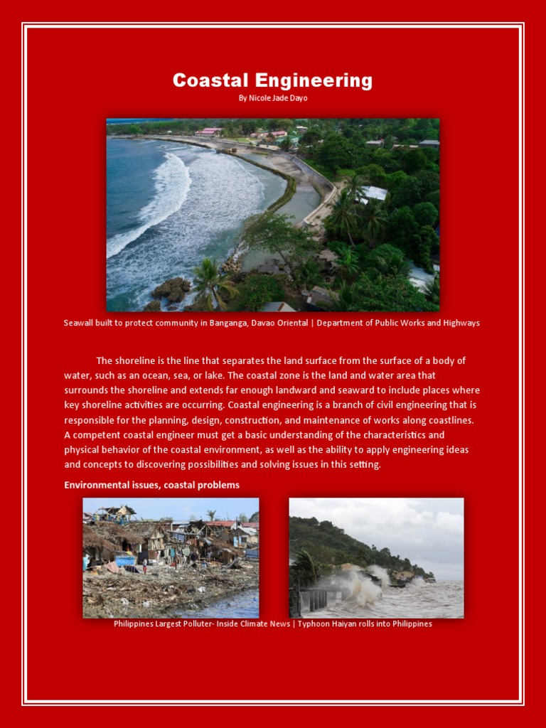 Coastal Engineering PDF Tide Sea