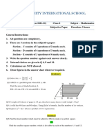 8 T2 Mathematics Subjective