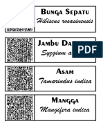 Label Barcode - Tanaman - Ok
