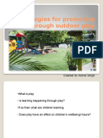 Strategies for Promoting Haura Through Outdoor Play