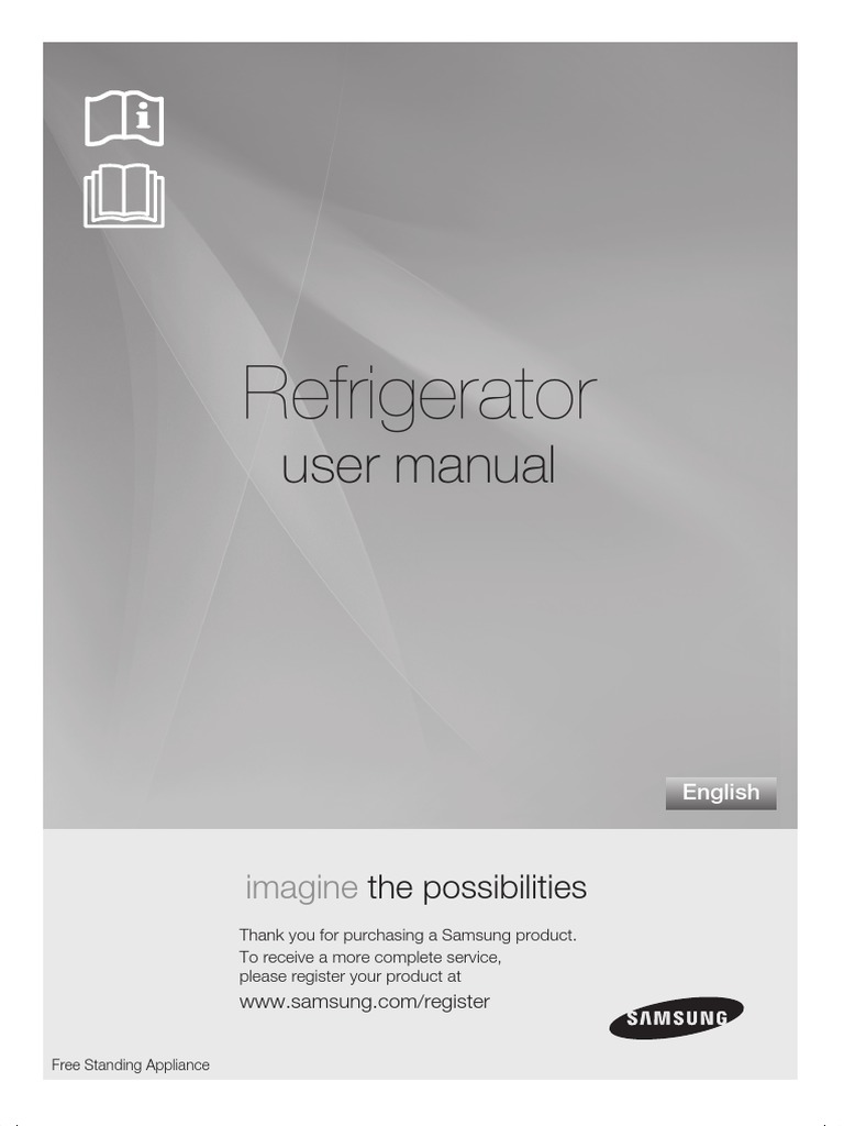 Samsung Rs21hd Manual de Usuario PDF Refrigerator Ac Power Plugs