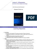 Lecture 6 - S-Parameters: Academic Press Inc