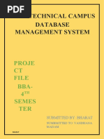 Dbms Project File Bharat