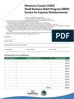 Invoice Reimbursement Form