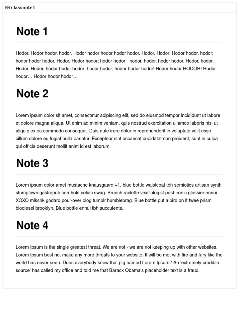 Classnote 3 | PDF | Lifestyle