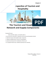 The Tourism and Hospitality Network and Supply Components - Pre Finals