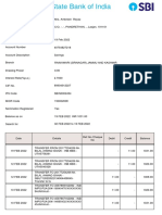 Mrs. Ambreen Reyaz SBI savings statement