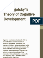 Vygotsky's Theory of Cognitive Development: Social Learning Precedes Knowledge Construction