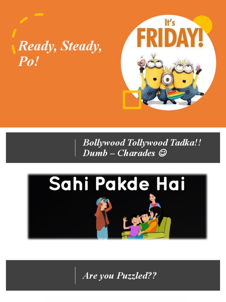 PRESENTATION FOR FUN FRIDAY intelligence overview