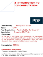 Change 2 Introduction To Theory of Computation