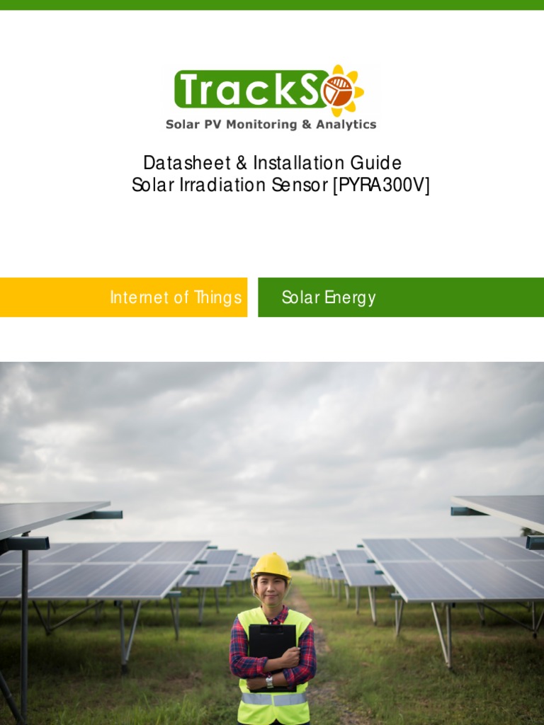 Solar Irradiation Sensor Installation Guide | PDF | Electrical ...