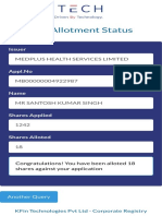 IPO Allotment Status Ver. 3.0