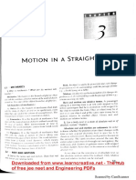 Chapter 3-Motion in A Straight Line