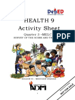 Health 9 Activity Sheet: Quarter 3 - MELC 1