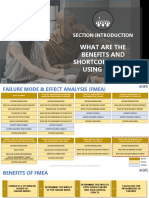 What Are The Benefits and Shortcomings of Using Fmea?: Section Introduction